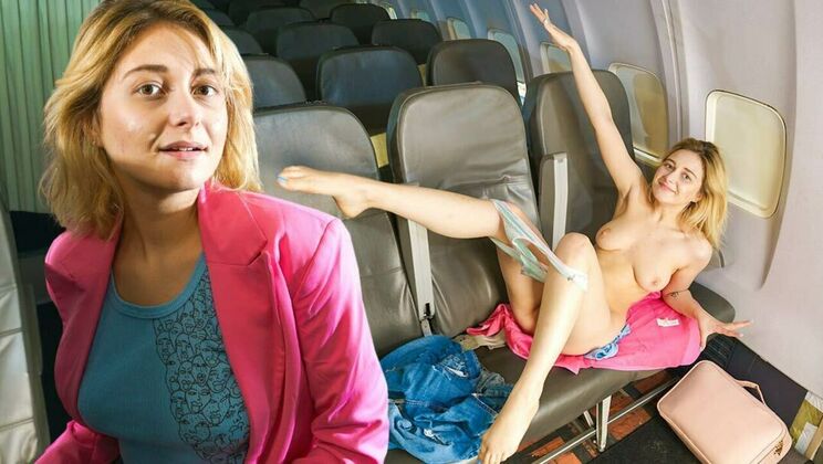 [ClubSweethearts] - Natural Tits Babe Alexis Enjoys Flying and Jerking Off - Alexis Wilson