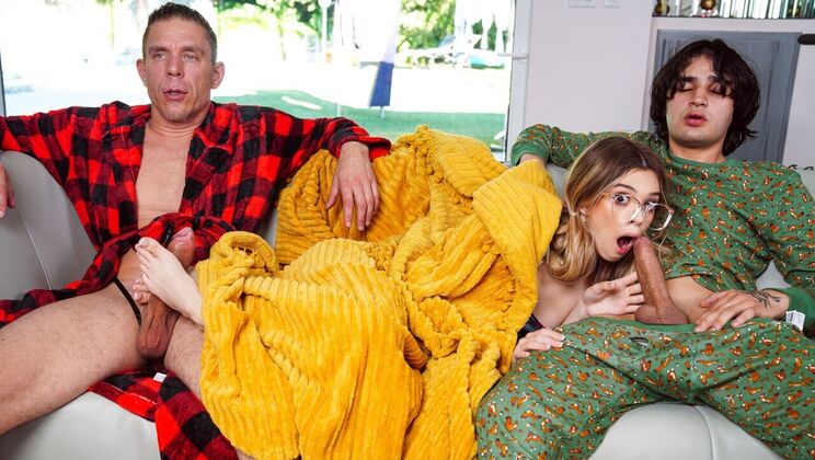 [Brazzers] - Blonde Teen Swallows Stepdad's Cum - Mick Blue - Molly Little - Elias Cash