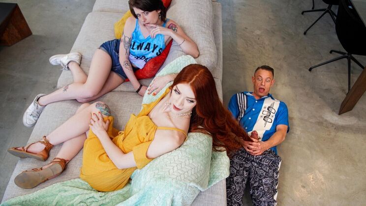 [Brazzers] - Tattooed Redhead Gets Fucked in Missionary - Brad Newman - Erin Everheart - Kitty Lynn