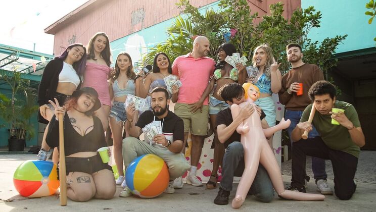 [MoneyTalks] - Amateur Girls Get Naughty at Block Party - jmac - Macy Meadows - Lacey London - Krissy Knight - Mandy Waters - Mason Gray - Carrion Ivy