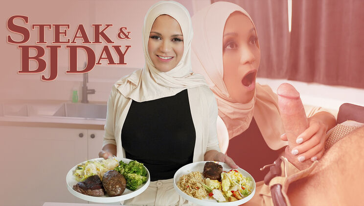 [HijabMylfs] - Steak and Suck: A Day with Jazmine Cruz
