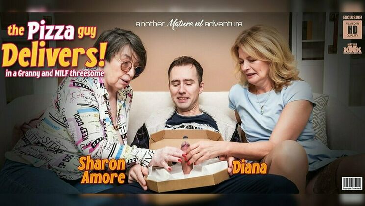 [Mature.nl] - Blonde big tits Diana and 76yo Sharon Amore double team young guy - Diana - Ray Adler - Sharon Amore