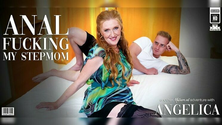 [Mature.nl] - Czech Redhead Stepmom Angelica Fucks Stepson Hardcore