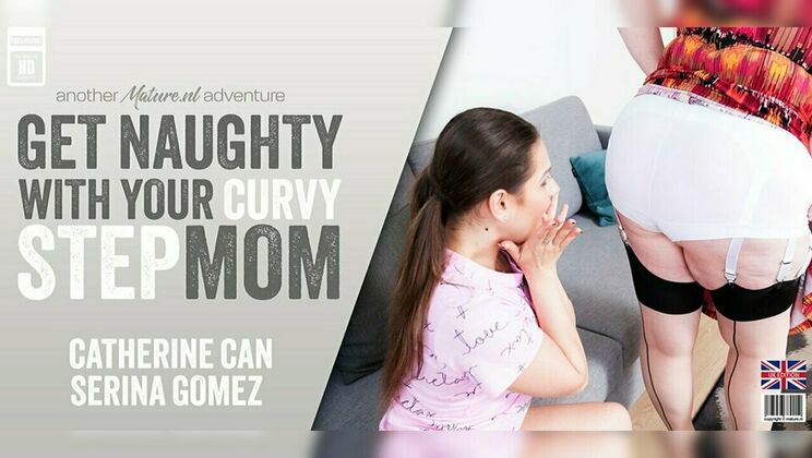 [Mature.nl] - Young Serina Gomez Enjoys an Erotic Afternoon with Her Curvy Stepmom