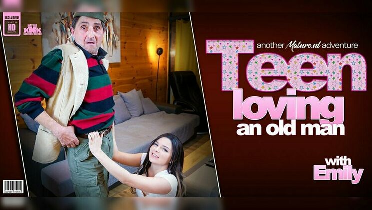 [Mature.nl] - Emily F. Rides Old Man Goran Like a Wild One