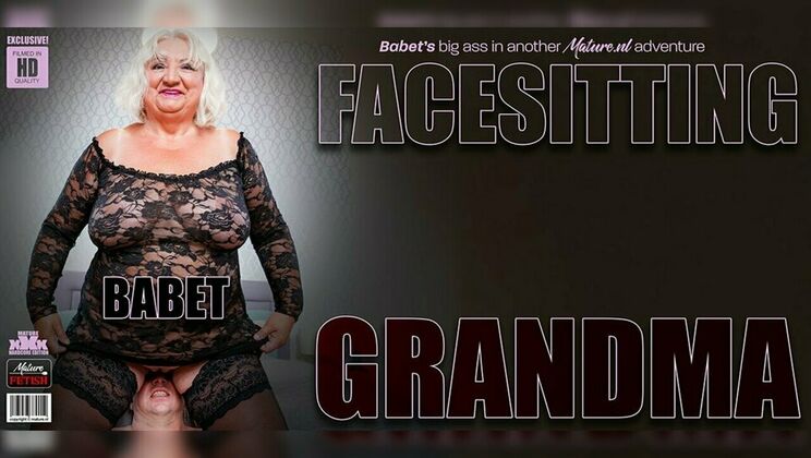 [Mature.nl] - Hungarian granny Babet enjoys face time with a young man - Roberto - Babet