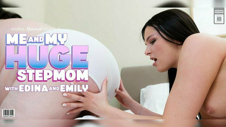 [Mature.nl] - Stepmom Edina and teen Emily F. share a sexy moment - Edina - Emily F.