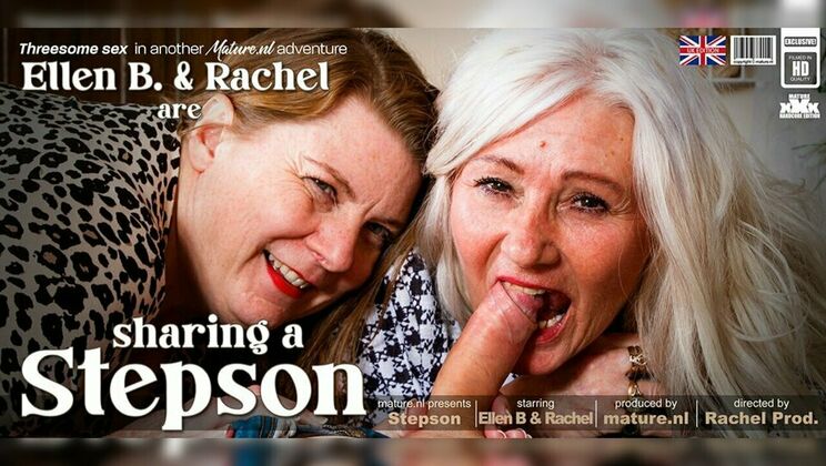 [Mature.nl] - Ellen B, Rachel, and Stepson in Wild Threesome Action