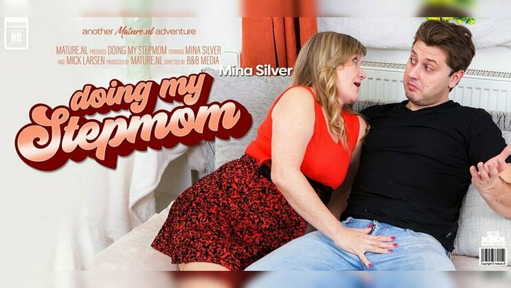 [Mature.nl] - Big Ass Stepmom Gets Doggystyle Facial from Young Stud - Mick Larsen - Mina Silver