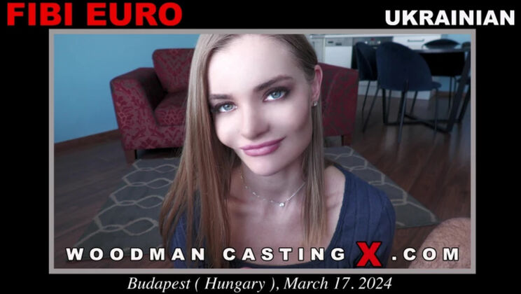 [WoodmanCasting] - Beautiful Girl Gives Blowjob - Fibi Euro