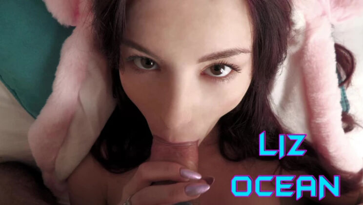 [WakeupnFuck] - Brunette Beauty Liz Ocean in Ass Licking Scene - Liz Ocean