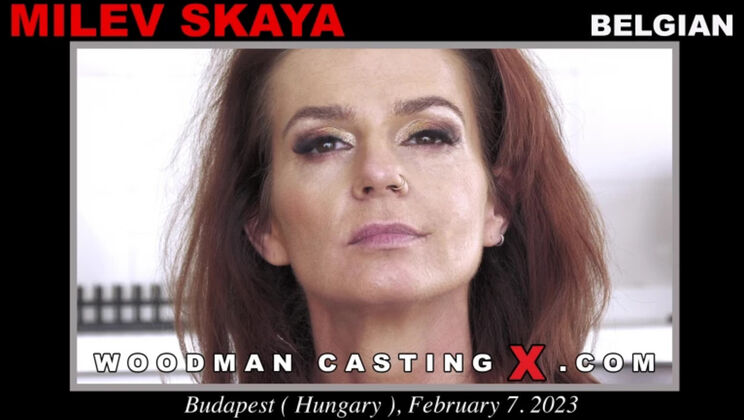 [WoodmanCasting] - Milev Skaya's Ass Gets Licked - Milev Skaya