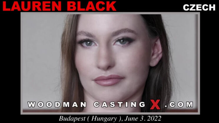 [WoodmanCasting] - Lauren Black: Big Tits Hotel Striptease - Lauren Black