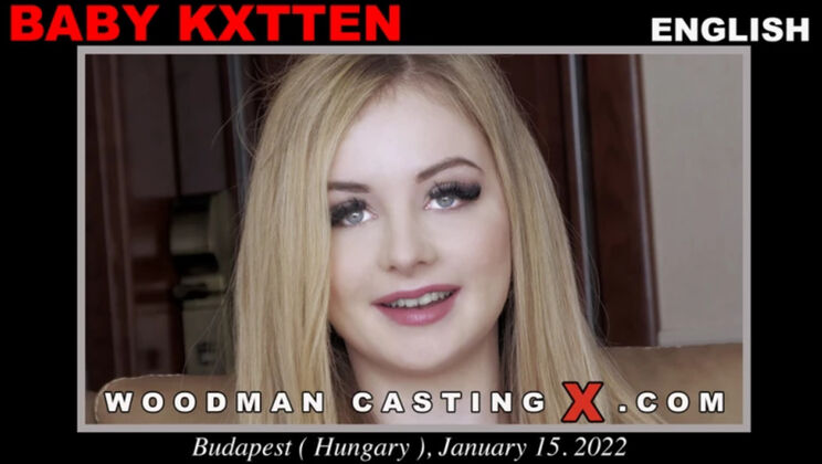 [WoodmanCasting] - Petite Blonde Baby Kxtten Anal Casting