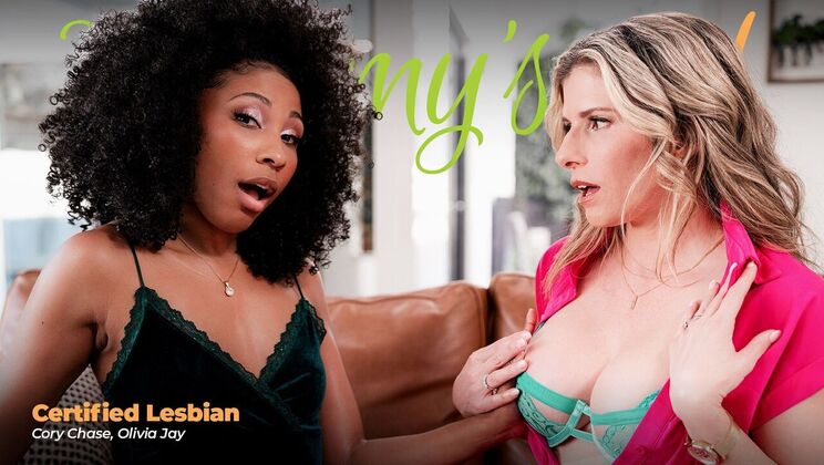 [Girlsway] - Blonde Brunette Lesbian Small Tits Antics - Cory Chase - Olivia Jay