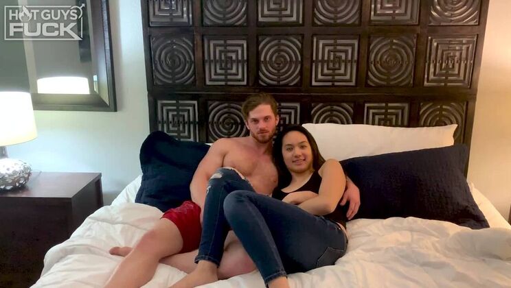 [HotGuysFuck] - French Redhead Kendall James Gets Fucked by Dustin Hazel - Kendall James - Dustin Hazel