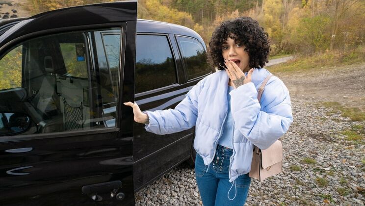 [FakeTaxi] - Latina Babe Trades Blowjob for Cash