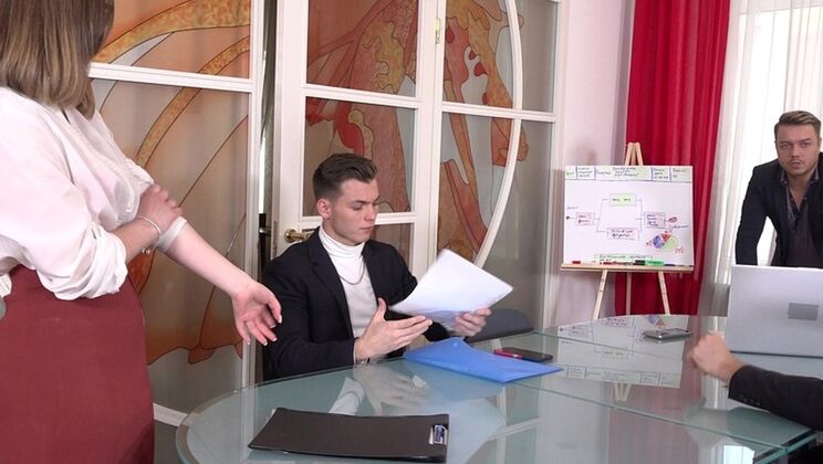 [NRXStudio] - Big Tits Secretary Mia Piper's Office Fuck
