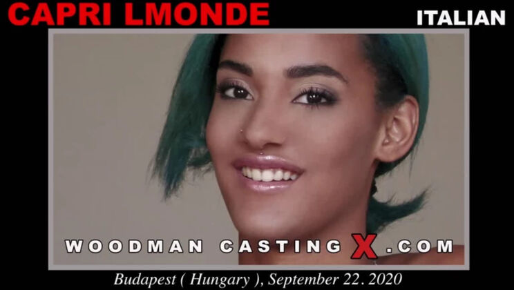 [WoodmanCasting] - Beautiful Capri Lmonde Tries Double Penetration