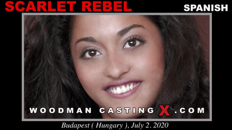 [WoodmanCasting] - Brunette Tattooed Rebel Scarlet in Hotel Casting