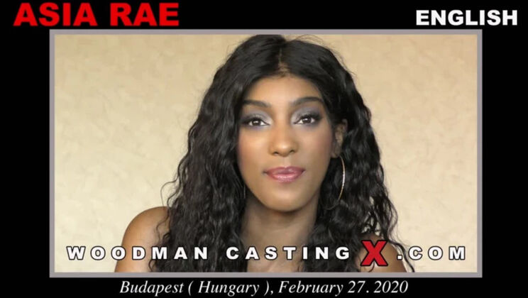 [WoodmanCasting] - Asia Rae's Shaved Pussy Close Up
