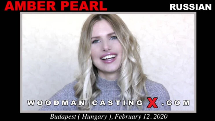 [WoodmanCasting] - Amber Pearl's Deepthroat Debut - Amber Pearl