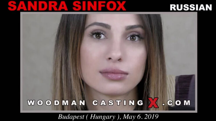 [WoodmanCasting] - Skinny Brunette Sandra Sinfox in Erotic Casting - Sandra Sinfox