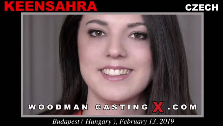 [WoodmanCasting] - Keensahra's Shaved Pussy Play