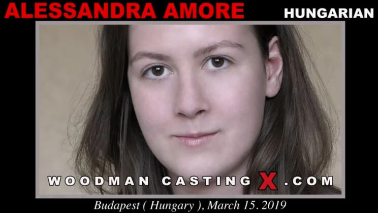 [WoodmanCasting] - Shaved Teen Alessandra Amore in Erotic Casting - Alessandra Amore