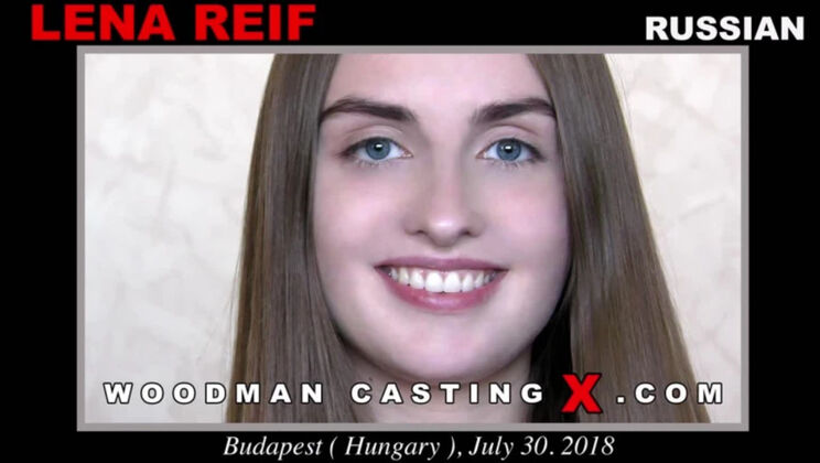 [WoodmanCasting] - Tattooed Teenager Lena Reif in Hotel Striptease - Lena Reif