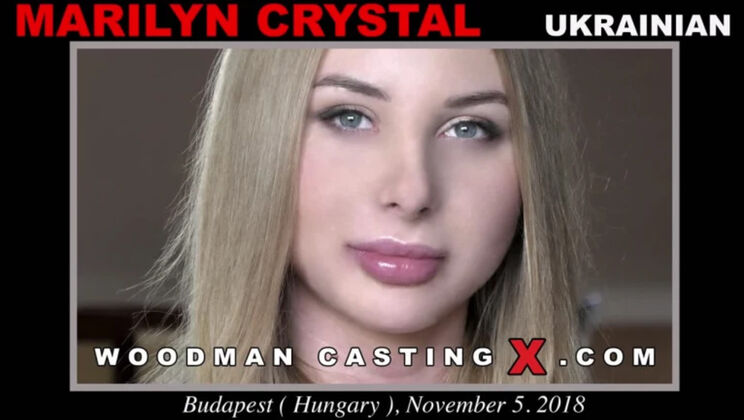 [WoodmanCasting] - Tall Blonde Marilyn Crystal Dominates
