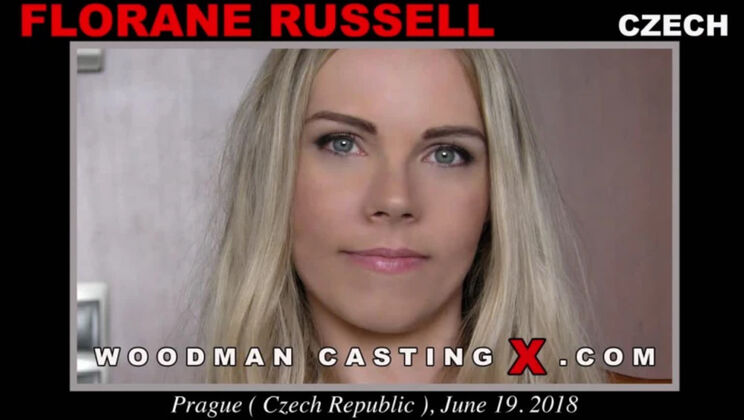 [WoodmanCasting] - Florane Russell's Shaved Pussy Gets Gaped