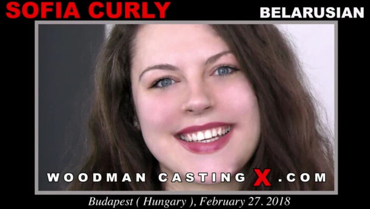 [WoodmanCasting] - Tall Brunette Sofia Curvy Blowjob - Sofia Curly