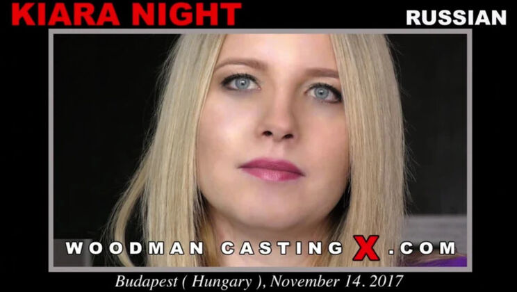 [WoodmanCasting] - Beautiful Kiara Night in Hotel Striptease - Kiara Night