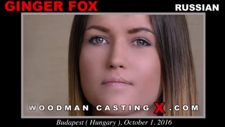 [WoodmanCasting] - Ginger Fox's Shaved Pussy Close-up - Ginger Fox