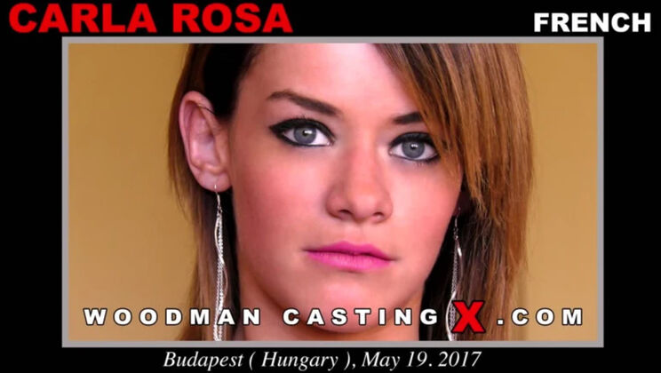 [WoodmanCasting] - Carla Rosa's Shaved Pussy Licking Fun - Carla Rosa