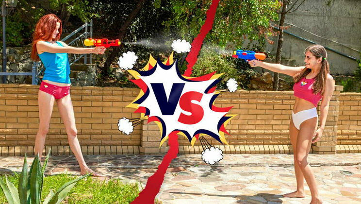 [ClubSweethearts] - Angel Rai Masturbates Against Elise Moon in Wet Pussy Challenge - Angel Rai - Elise Moon