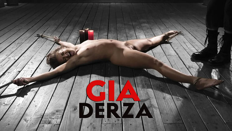[Hogtied(Kink)] - Double Stuffed Brunette: Gia Derza Takes It All - Gia Derza - The Pope