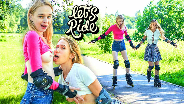 [ClubSweethearts] - European Babes Enjoy Lesbian Sex Outdoors
