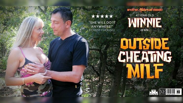 [Mature.nl] - Blonde MILF Winnie Fucks in the Woods - Diether von Stein - Winnie