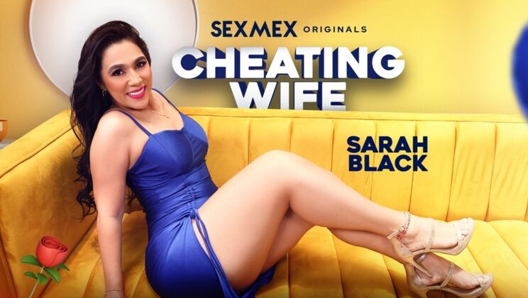 [SEXMEX] - Sexy Brunette Sarah Black in High Heels