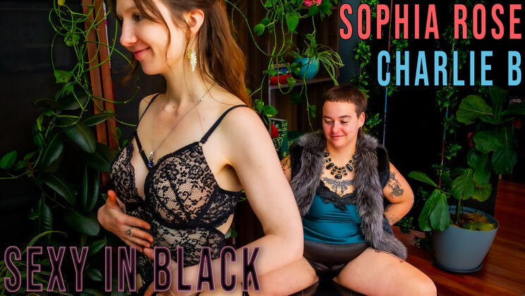 [GirlsOutWest] - Aussie Lesbians Sophia and Charlie in Black