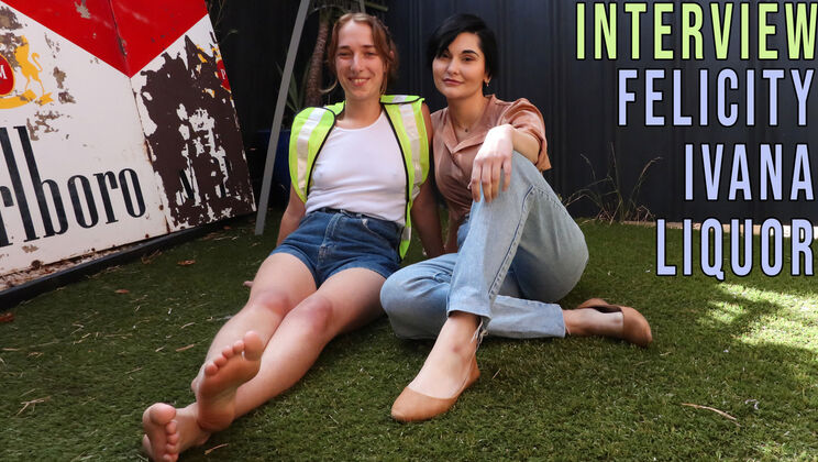 [GirlsOutWest] - Outdoor Fingering with Australian Babes Felicity and Ivana - Felicity - Ivana Liquor