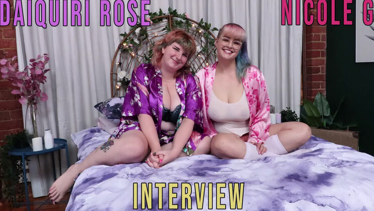 [GirlsOutWest] - Hairy & Horny: Daiquiri Rose & Nicole G BTS - Daiquiri Rose - Nicole G