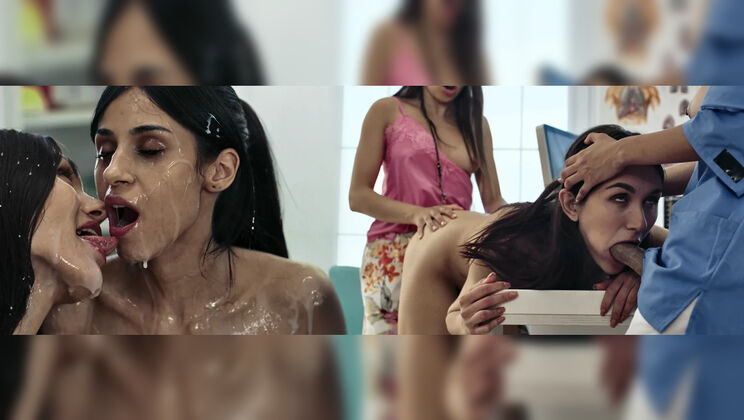 [FutanariXXX] - Gangbang Gynecology Exam