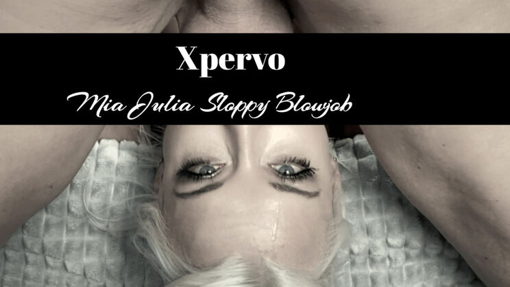 [Xpervo] - Mia Julia's Facial after Sloppy Blowjob - Marcello Bravo - Mia Julia