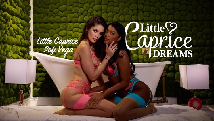 [CapriceDivas] - Drifting Together: Sofi Vega and LittleCaprice's Kissing Fun - Sofi Vega - LittleCaprice