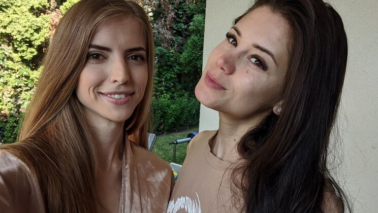 [SuperPrivateX] - German and Czech Lesbians Emelie and LittleCaprice