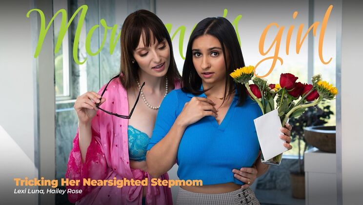 [Girlsway] - Shaved Latina MILF Gets Tricky with Stepdaughter