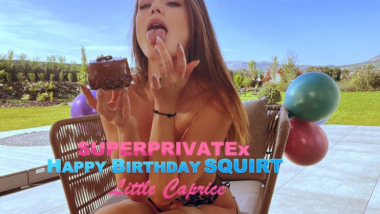 [SuperPrivateX] -  Little Caprice Solo Squirt Party  - LittleCaprice